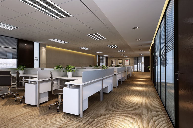 在普通辦公室裝修設(shè)計中，如何考慮室內(nèi)照明？