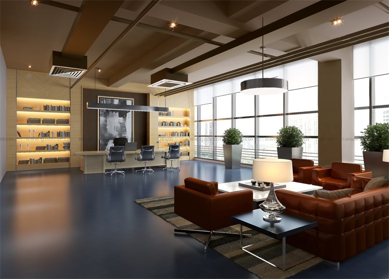 辦公室設計裝修玻璃隔斷和實體墻哪種更實用？